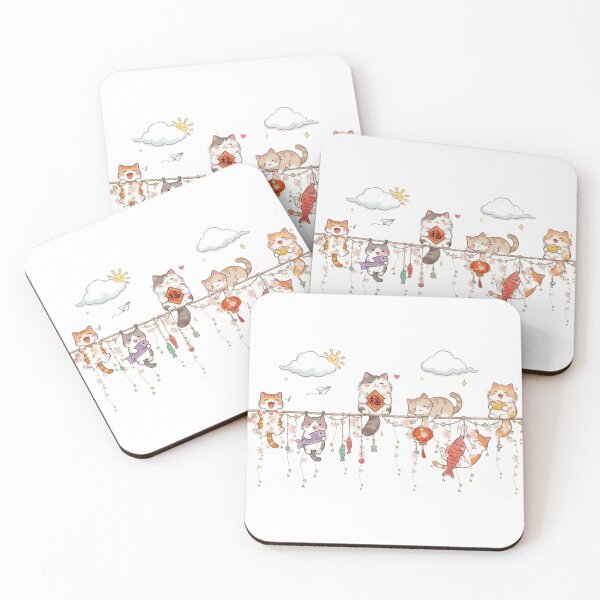Item preview, Lucky Cats & Koi Dreams designed and sold by mommyniocean.