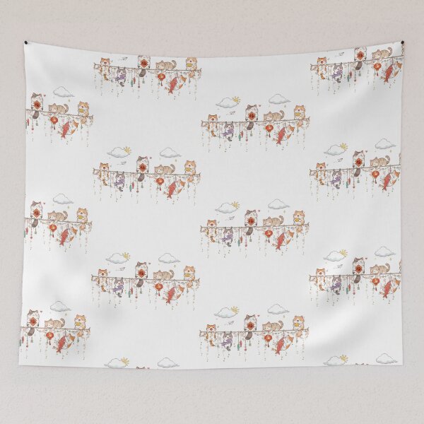 Item preview, Lucky Cats & Koi Dreams designed and sold by mommyniocean.