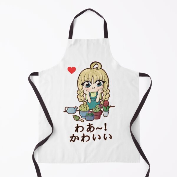 Item preview, Plant Lover Girl Kawaii Anime Botanical Art designed and sold by LucianaMoraes.