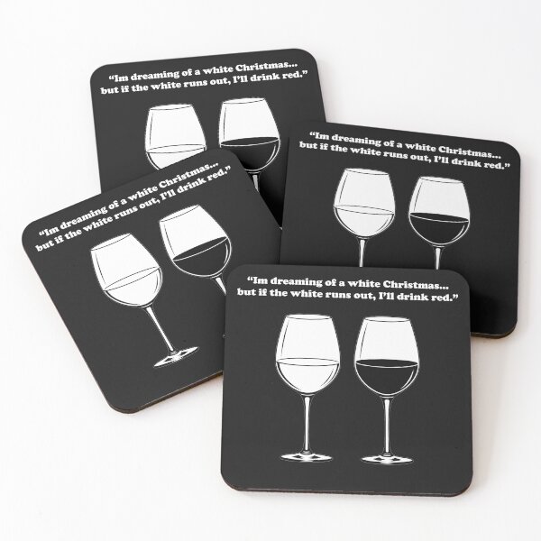 Item preview, White Christmas, Red Wine Christmas designed and sold by Flower Magic .