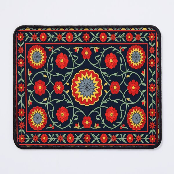Item preview, Ornate Andalusian Folk Art Floral Pattern designed and sold by arteresting-art.