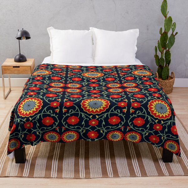 Item preview, Ornate Andalusian Folk Art Floral Pattern designed and sold by arteresting-art.