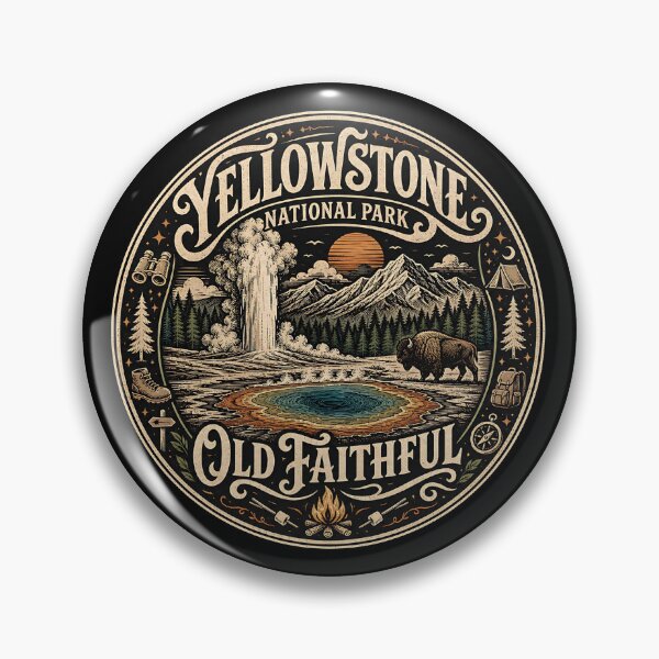 Item preview, Yellowstone National Park. Old Faithful. designed and sold by Birdie and Flynn.
