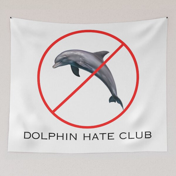 Item preview, Dolphin Hate Club designed and sold by pots-shop.