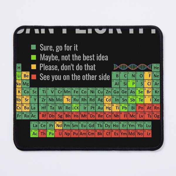 Item preview, Lick It Question Science Element Chart Gag designed and sold by Random-Toon.