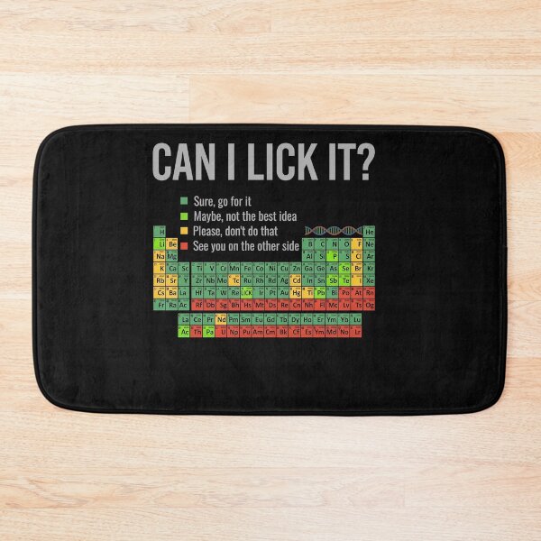 Item preview, Lick It Question Science Element Chart Gag designed and sold by Random-Toon.