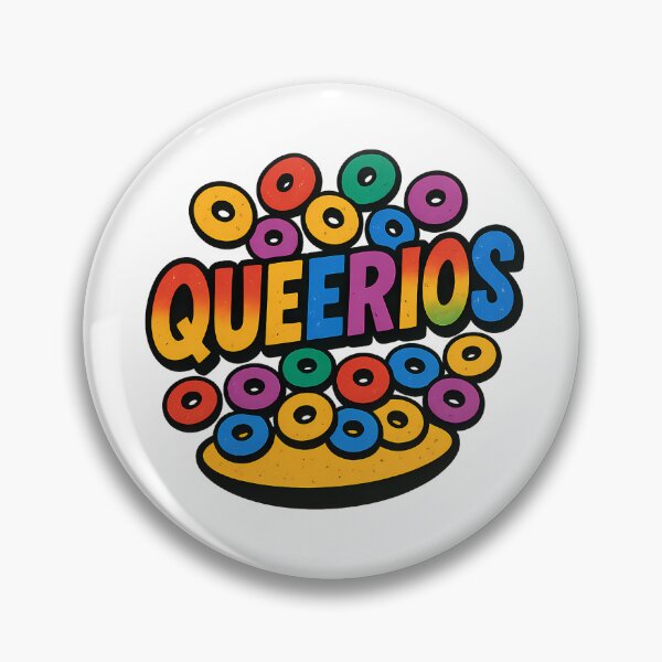Item preview, Queerios Queer Pride LGBTQ Funny Cereal Parody Cute Cartoon designed and sold by Haus Of Sin.