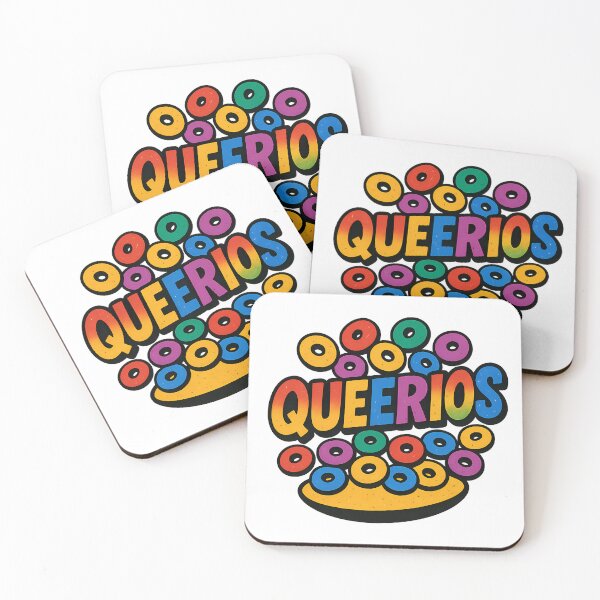 Item preview, Queerios Queer Pride LGBTQ Funny Cereal Parody Cute Cartoon designed and sold by Haus Of Sin.