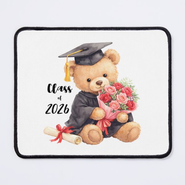 Item preview, Cute Graduation Bear with Roses designed and sold by RINRADA KHANMOREE.