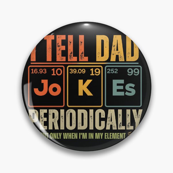 Item preview, Dad Jokes Element Pun Wordplay Design designed and sold by Random-Toon.