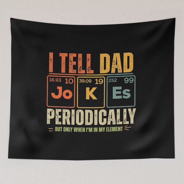 Item preview, Dad Jokes Element Pun Wordplay Design designed and sold by Random-Toon.