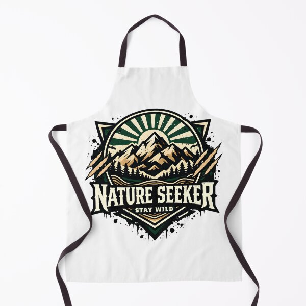 Item preview, Nature Seeker – Stay Wild Outdoor Streetwear Emblem designed and sold by ZayCreates.