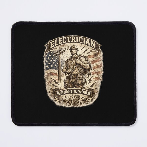 Item preview, Vintage Electrician Design - Wiring the World designed and sold by paramesthi.