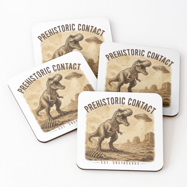 Item preview, Dinosaur and UFO - Prehistoric Contact designed and sold by Peter Stawicki.