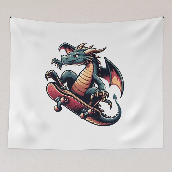 Item preview, Dragon Skateboarder designed and sold by susiecc.