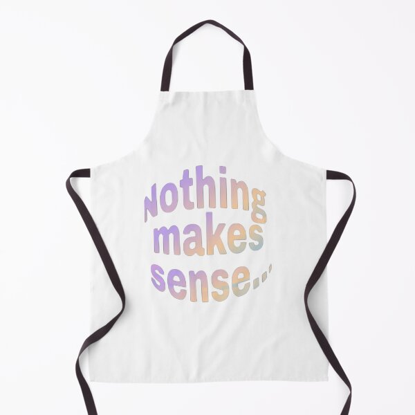 Item preview, Nothing Makes Sense (Part 1) - Matching Couple T-Shirt Y2K Holographic Typography designed and sold by BileyStudios.