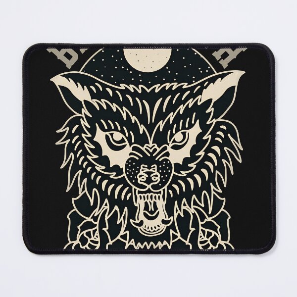 Item preview, Aggressive Wolf Head Music Stylized designed and sold by Kartezartion.
