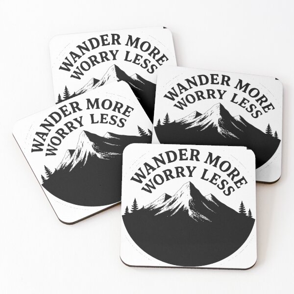 Item preview, Wander More Worry Less Mountains designed and sold by HerMajesty1221.