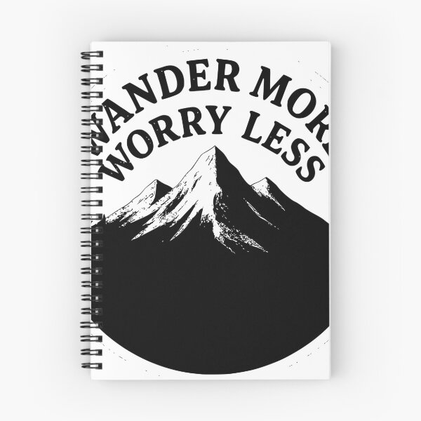 Item preview, Wander More Worry Less Mountains designed and sold by HerMajesty1221.
