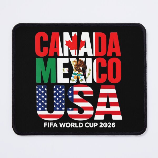 Item preview, Canada Mexico USA FIFA World Cup 2026 Host Nations Football Supporters designed and sold by BalthQIK.