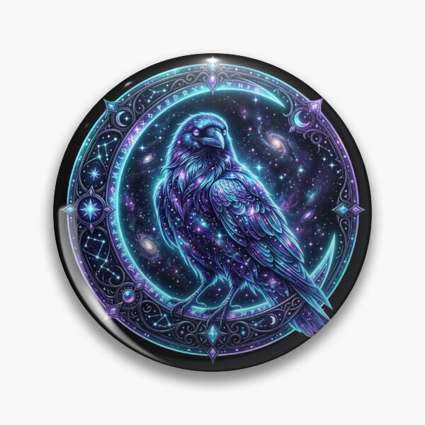 Item preview, majestic raven designed and sold by Stickersdevelop.