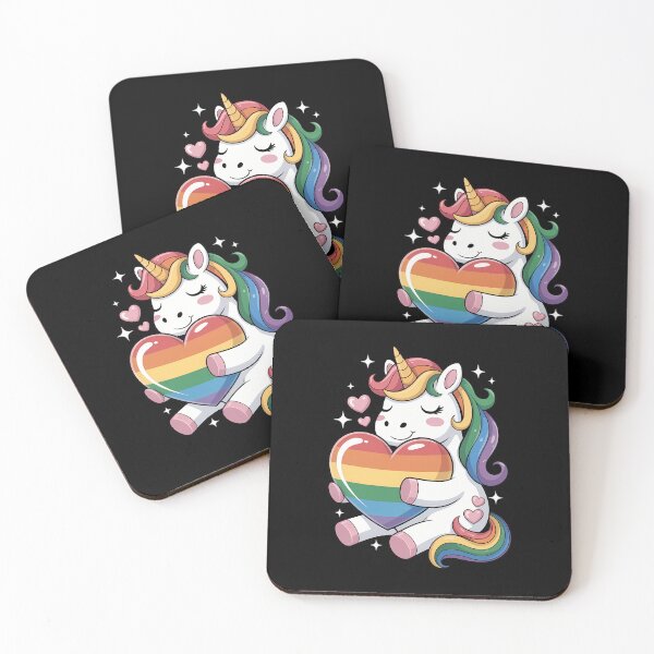 Item preview, LGBTQ Rainbow Unicorn Sweet Pride designed and sold by sailorjessiArt.