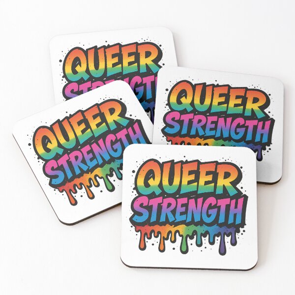 Item preview, Queer Strength Queer Pride LGBTQ Graffiti Bold Empowerment designed and sold by Haus Of Sin.