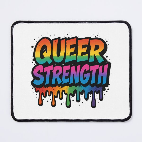 Item preview, Queer Strength Queer Pride LGBTQ Graffiti Bold Empowerment designed and sold by Haus Of Sin.