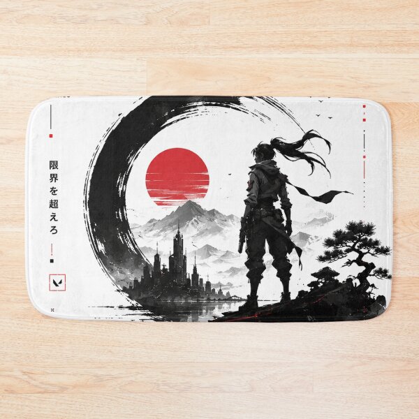 Item preview, VALORANT Samurai Sunset – Defy the Limits Cyberpunk Gaming Art designed and sold by NBT-NOVA.