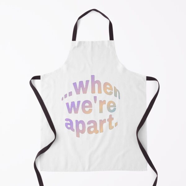 Item preview, When Were Apart (Part 2) - Matching Couple T-Shirt Y2K Holographic Typography designed and sold by BileyStudios.