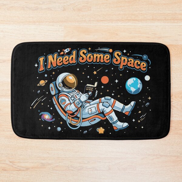 Item preview, I Need Some Space | Bookish Introvert Humor Astronaut T-Shirt designed and sold by ShirtRemarks.
