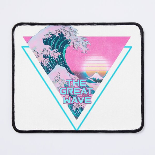 Item preview, Retro Neon Wave Triangle Graphic designed and sold by NeonMashup.