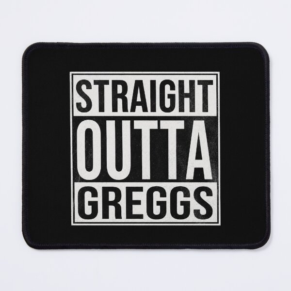 Item preview, Straight Outta Greggs Funny Bakery Parody Design | UK Food Humor Graphic designed and sold by GarnerSupplyCo.