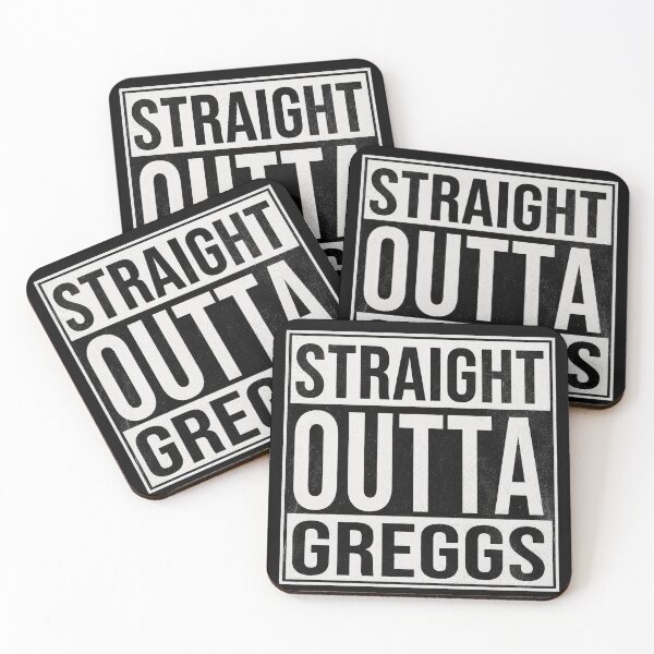 Item preview, Straight Outta Greggs Funny Bakery Parody Design | UK Food Humor Graphic designed and sold by GarnerSupplyCo.