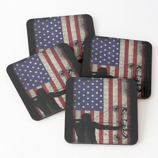 Item preview, Archery American Flag designed and sold by goombi-creative.