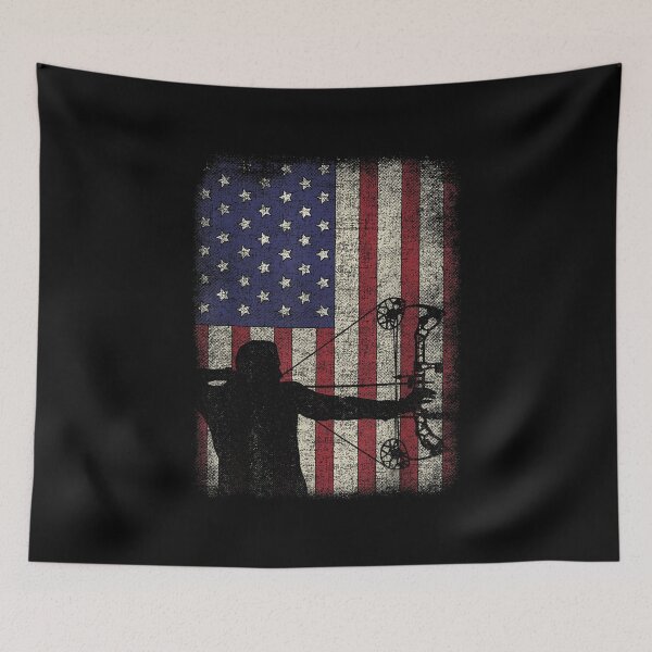 Item preview, Archery American Flag designed and sold by goombi-creative.