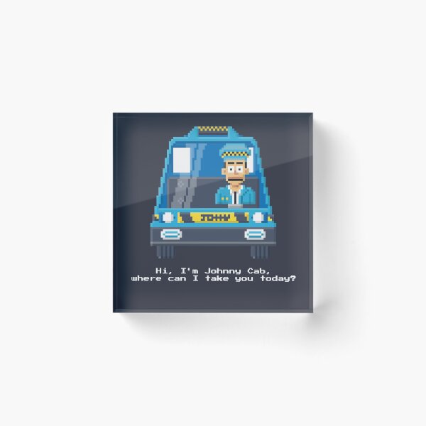 Item preview, Johnny Cab - Total Recall Pixel Art designed and sold by Gwendal.