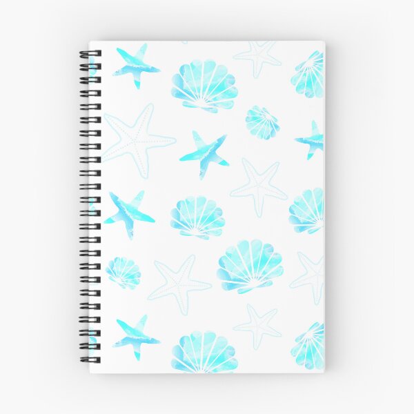 Item preview, Blue Seashell & Starfish Pattern designed and sold by Lumi-Marine.