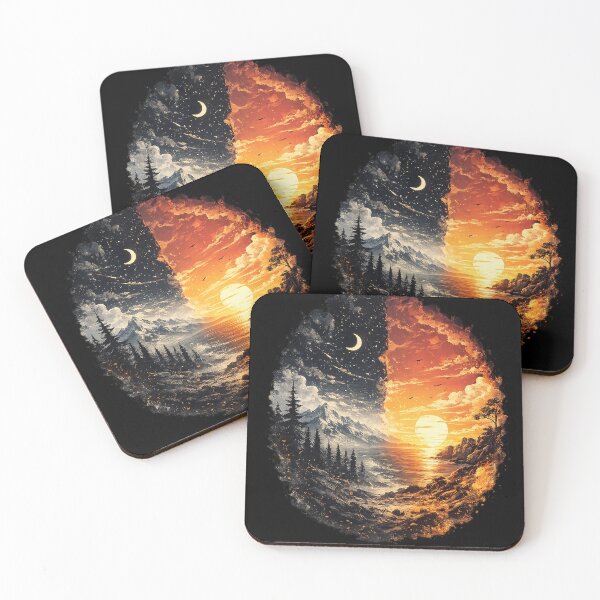 Item preview, Dual Worlds Explorer | Day & Night Adventure Landscape designed and sold by rigelcreation.