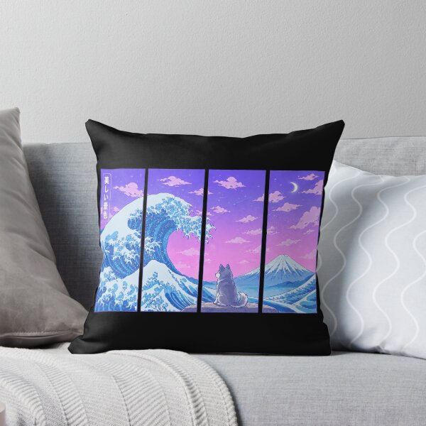 Item preview, Funny Alaskan Klee Kai Japanese Kanagawa Wave Vapor Japan Boys Girls Kids designed and sold by FurryHavenPH.