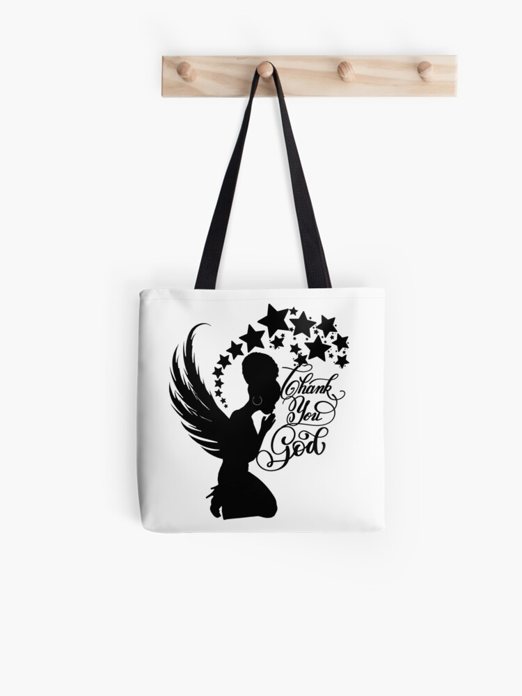 Black Angelina Dashiki Tote Bag – JIDE Gear