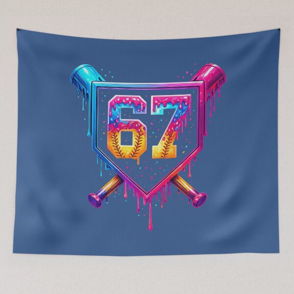 Item preview, 67 Baseball Ice Cream Drip Six Seven 6 7 Girls Boys Kids designed and sold by Mjayshop.