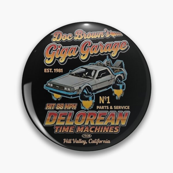 Item preview, BTTF Delorean Time Machines Garage designed and sold by mentoo.