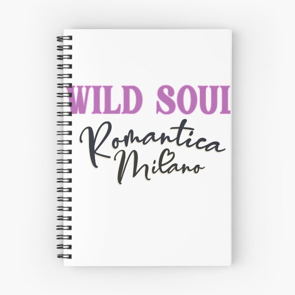 Item preview, Wild Soul Romantica Milano Italian Script Fashion T-Shirt designed and sold by Atique Creations.