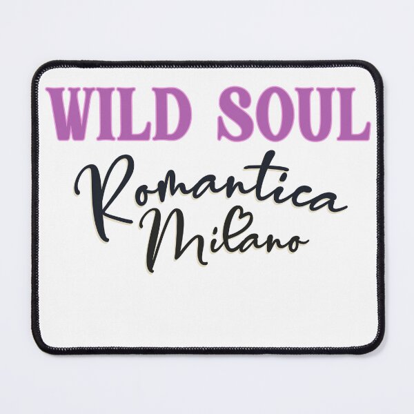 Item preview, Wild Soul Romantica Milano Italian Script Fashion T-Shirt designed and sold by Atique Creations.