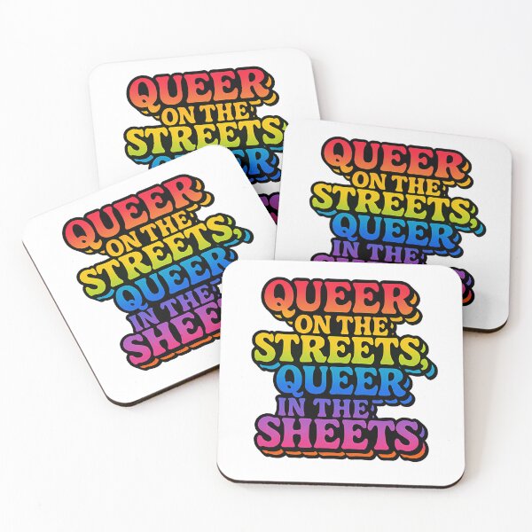 Item preview, Queer on the Streets Queer in the Sheets Queer Pride LGBTQ Funny designed and sold by Haus Of Sin.