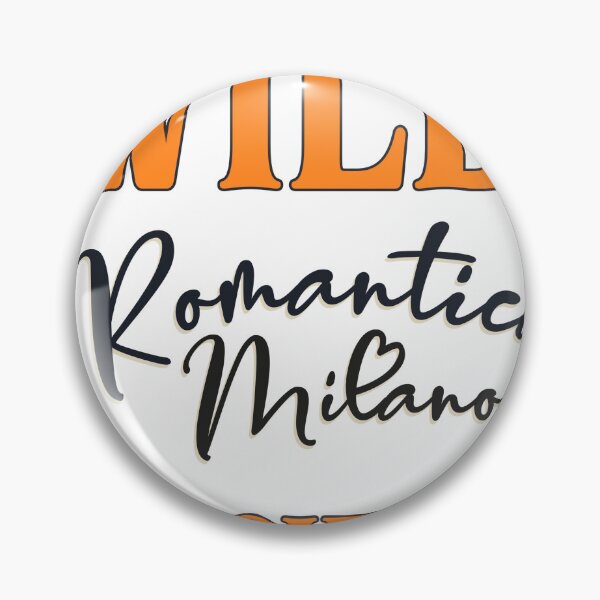 Item preview, Wild Society Romantica Milano Bold Orange Script T-Shirt designed and sold by Atique Creations.