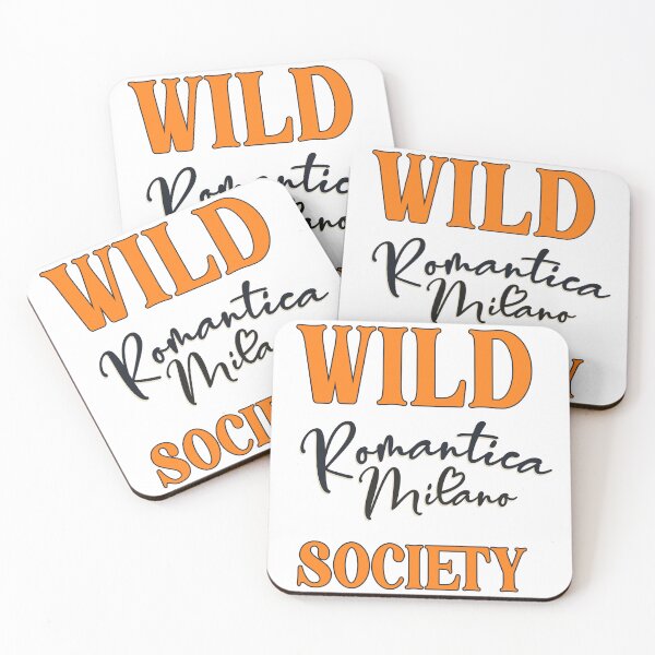 Item preview, Wild Society Romantica Milano Bold Orange Script T-Shirt designed and sold by Atique Creations.