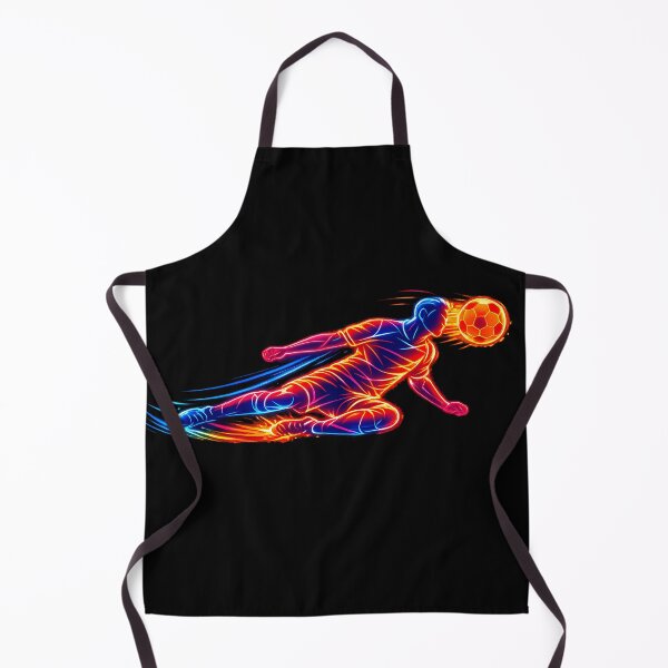 Item preview, Neon Sliding Tackle Soccer Line Art Football Fan Graphic designed and sold by RoyesButler.
