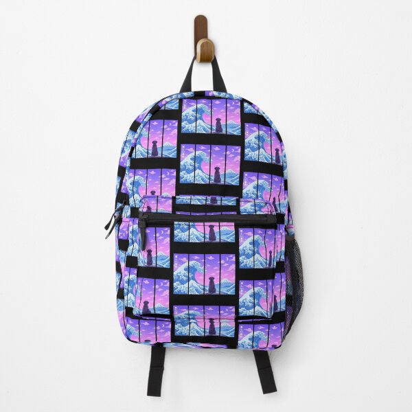 Item preview, Funny Black Labrador Japanese Kanagawa Wave Vapor Japan Boys Girls Kids designed and sold by FurryHavenPH.